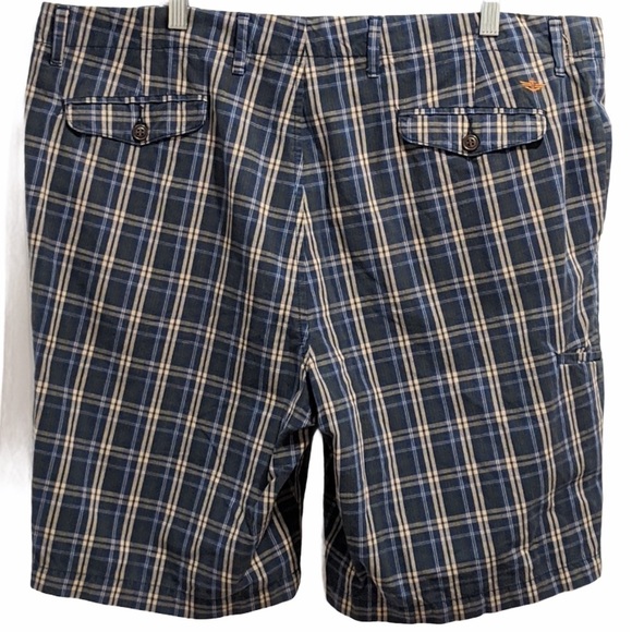 2/$20 Dockers blue plaid shorts sz 40 - Picture 3 of 6